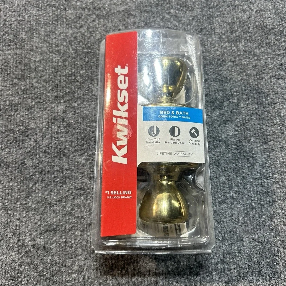 Kwikset polished brass